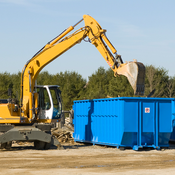 how does a residential dumpster rental service work in Delanco